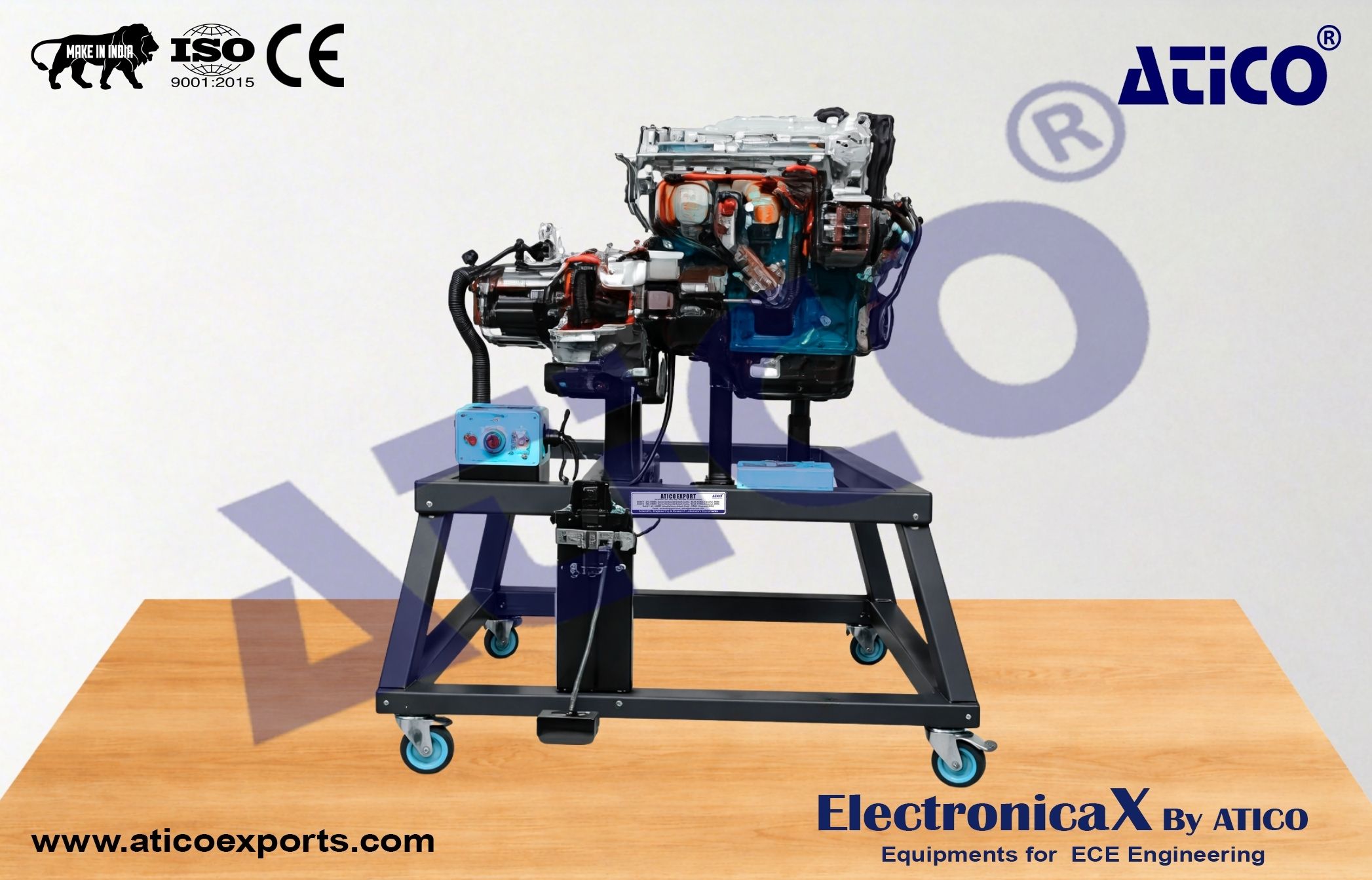 Sectioned Diesel Engines