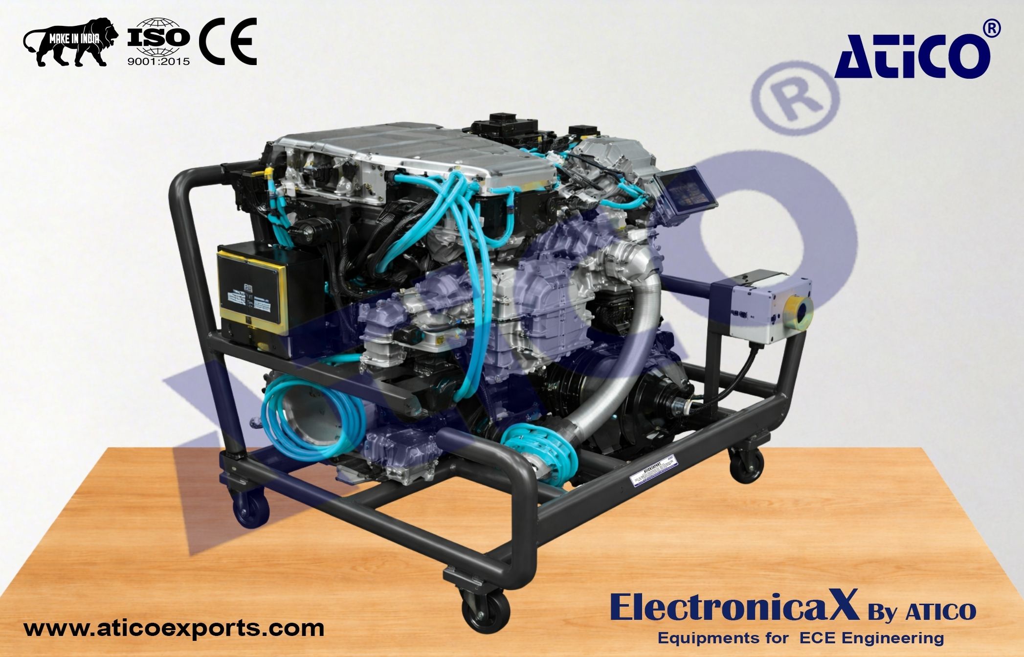 Sectioned Hybrid Engine Toyota Prius 1.5 Hybrid Engine System