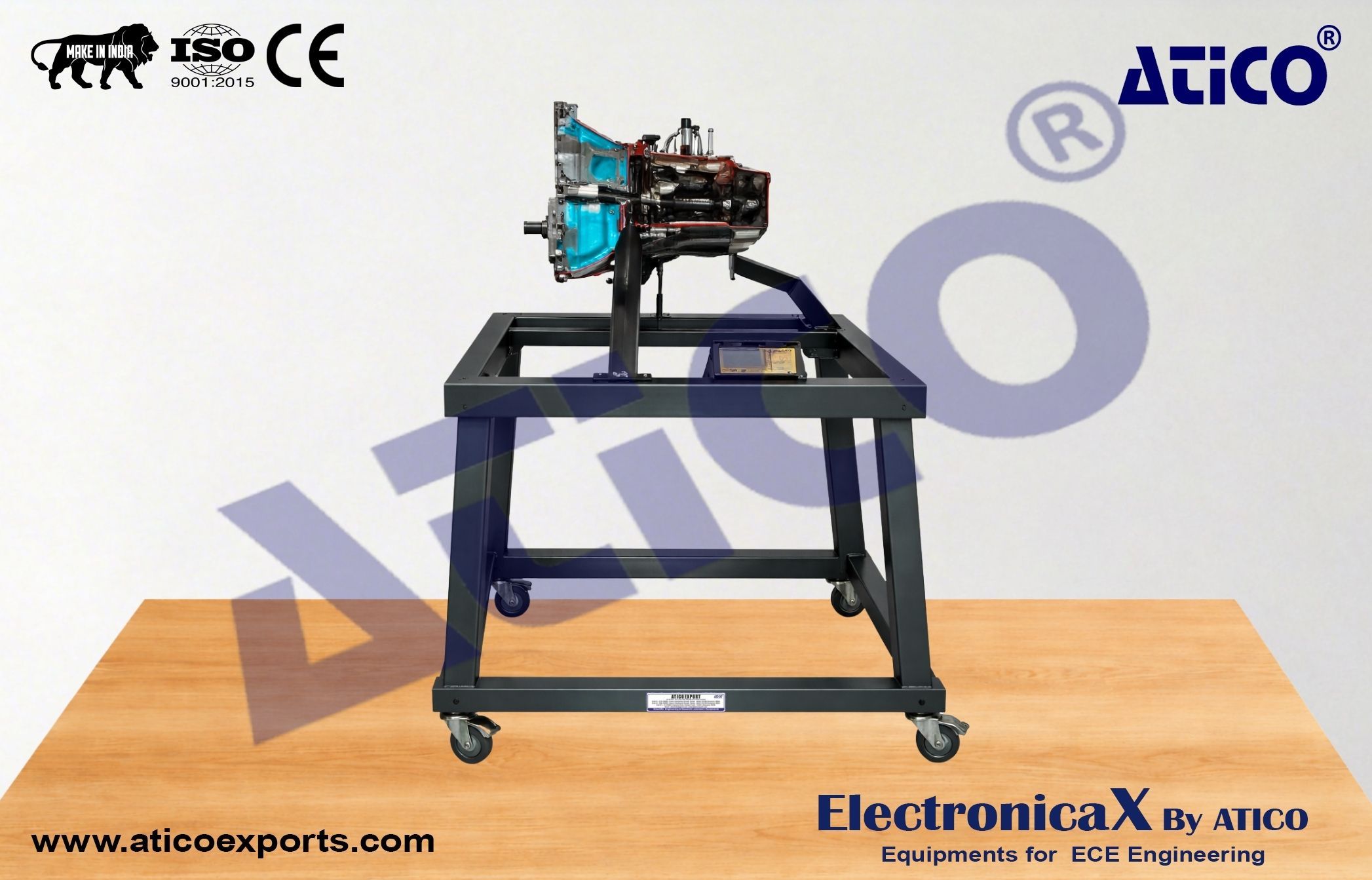 Sectioned transmission for classroom demo