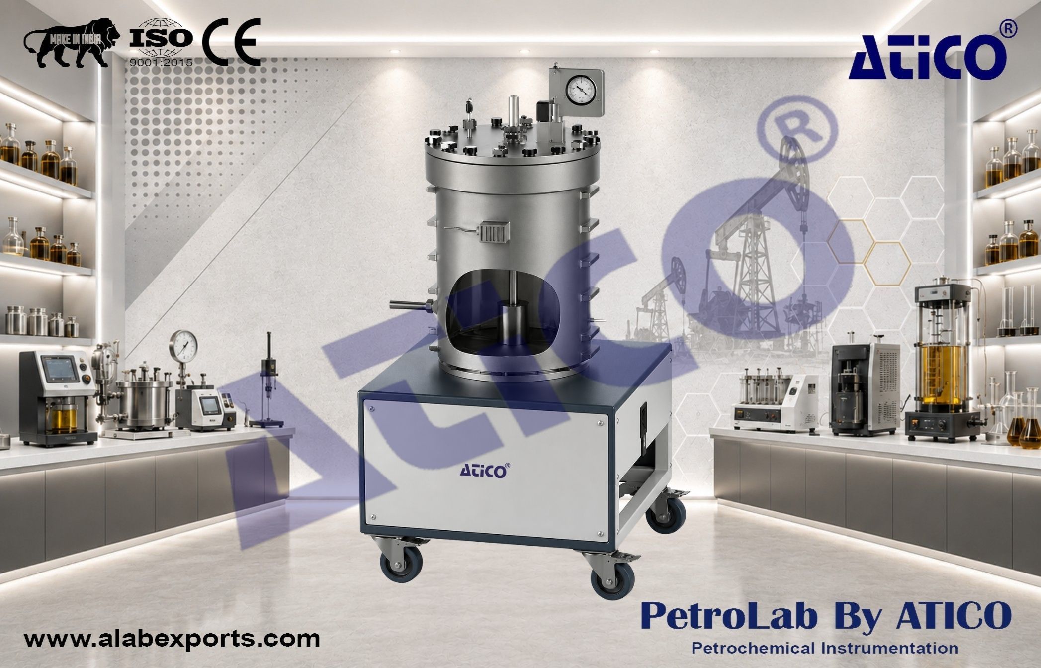 Series Floor stand stirred pressure vessel system and trainers