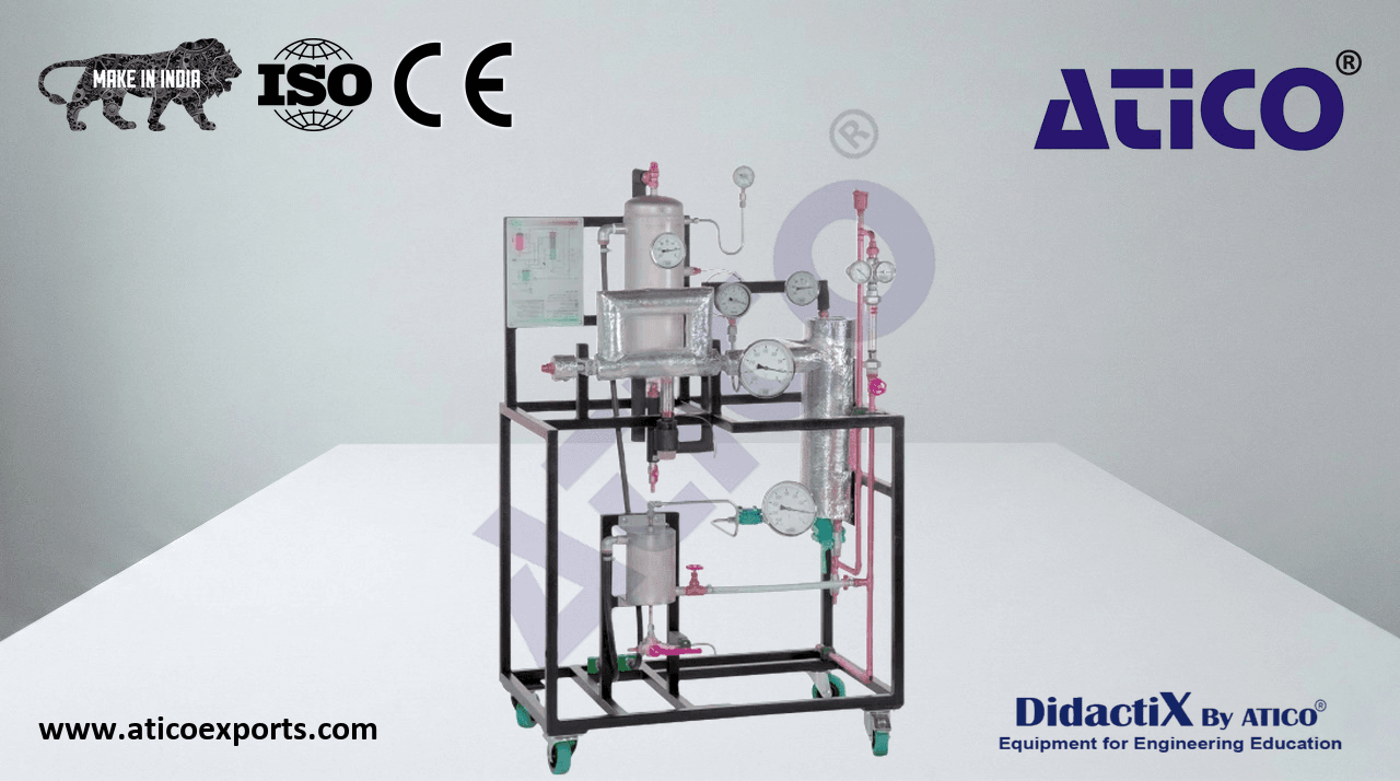 Shell & tube heat exchanger steam/water