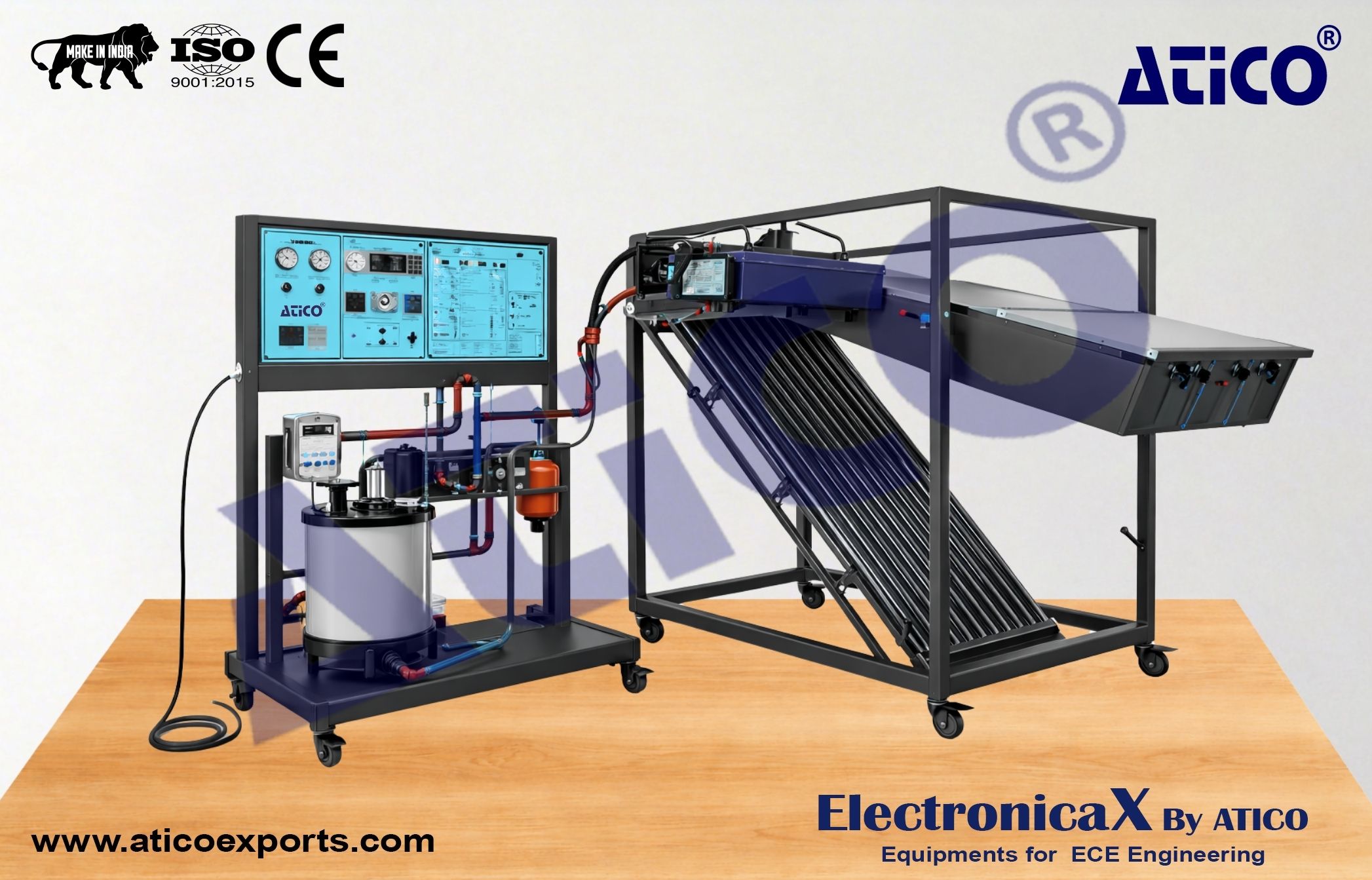 Solar Thermal Energy Trainer Boiler Collector Type