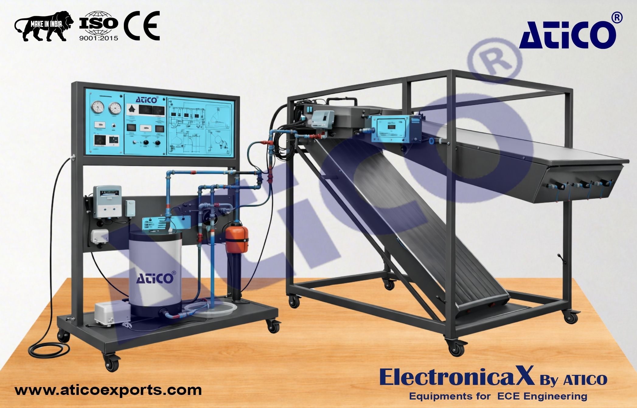 Solar Thermal Energy Trainer Flat Collector Type
