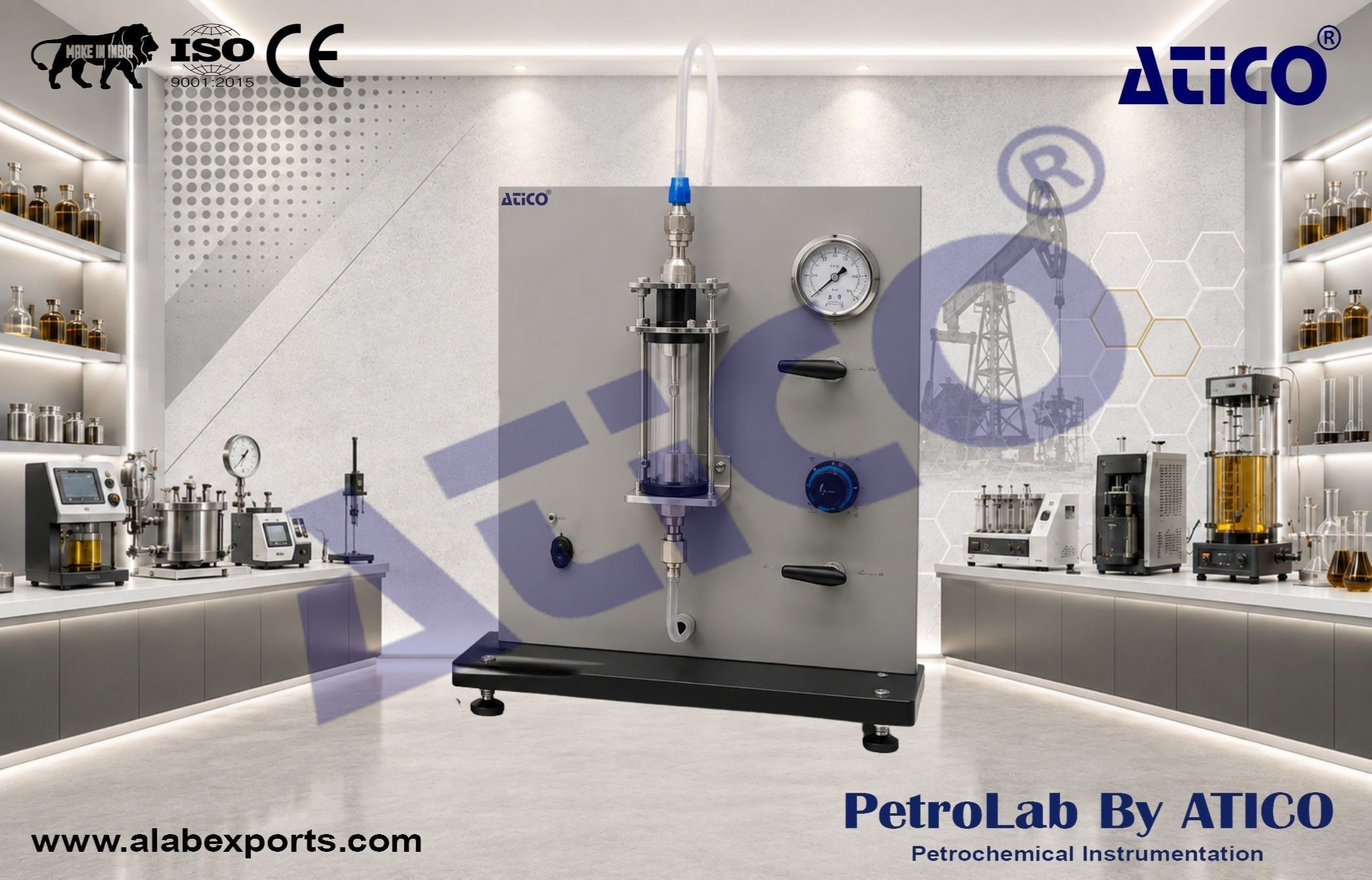 Steady state gas permeameter Routine core analysis Instruments