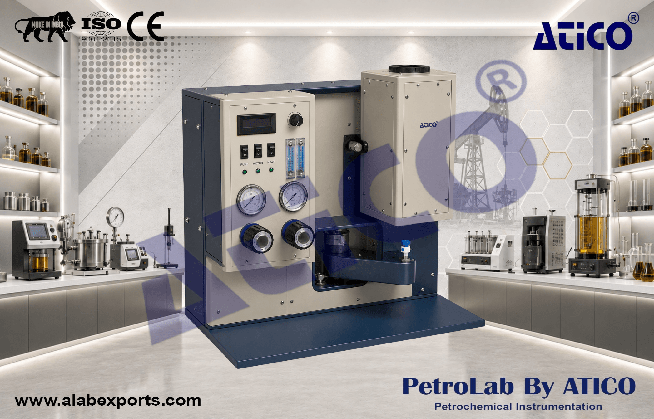 Stirred Fluid Loss Tester Cement Density Testing by ATICO EXPORT