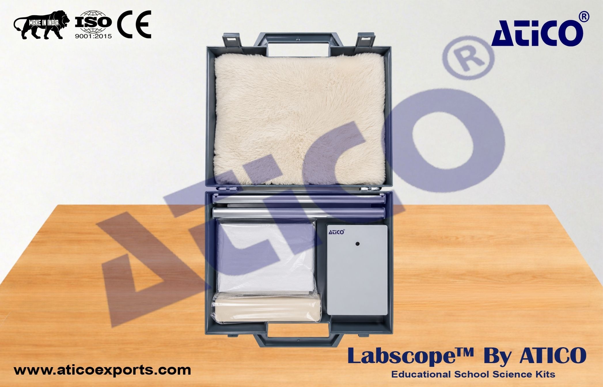 Students Science kit Electrostatics for Lab Use in Schools & Colleges ATICO Export