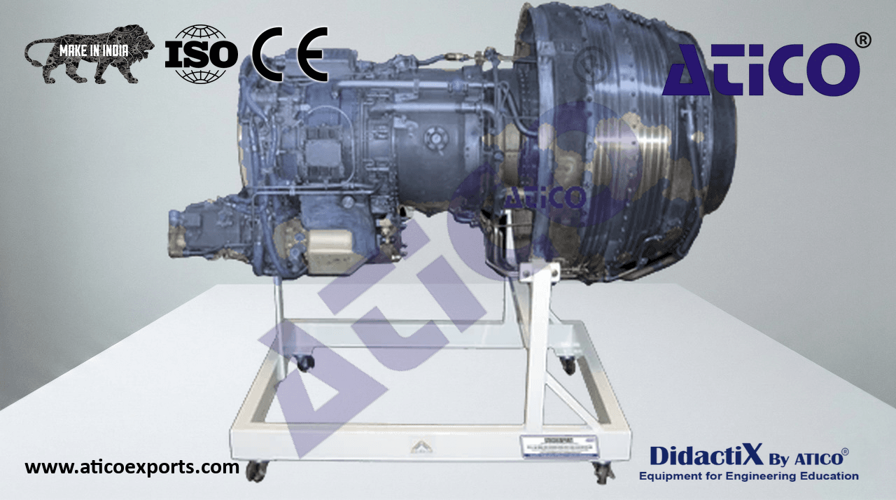 Teardown Low-Bypass Turbofan Engine