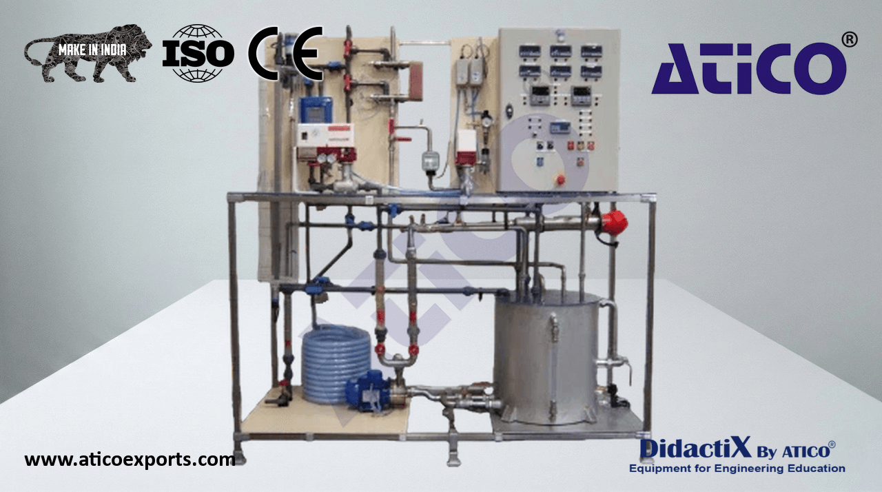 Temperature – Flow – Level Regulation Bench