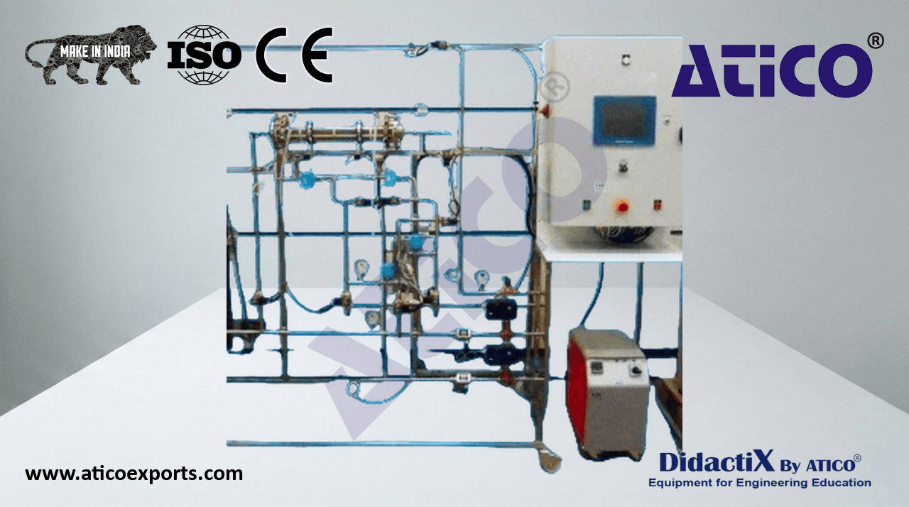 Three Heat Exchanger Study Bench