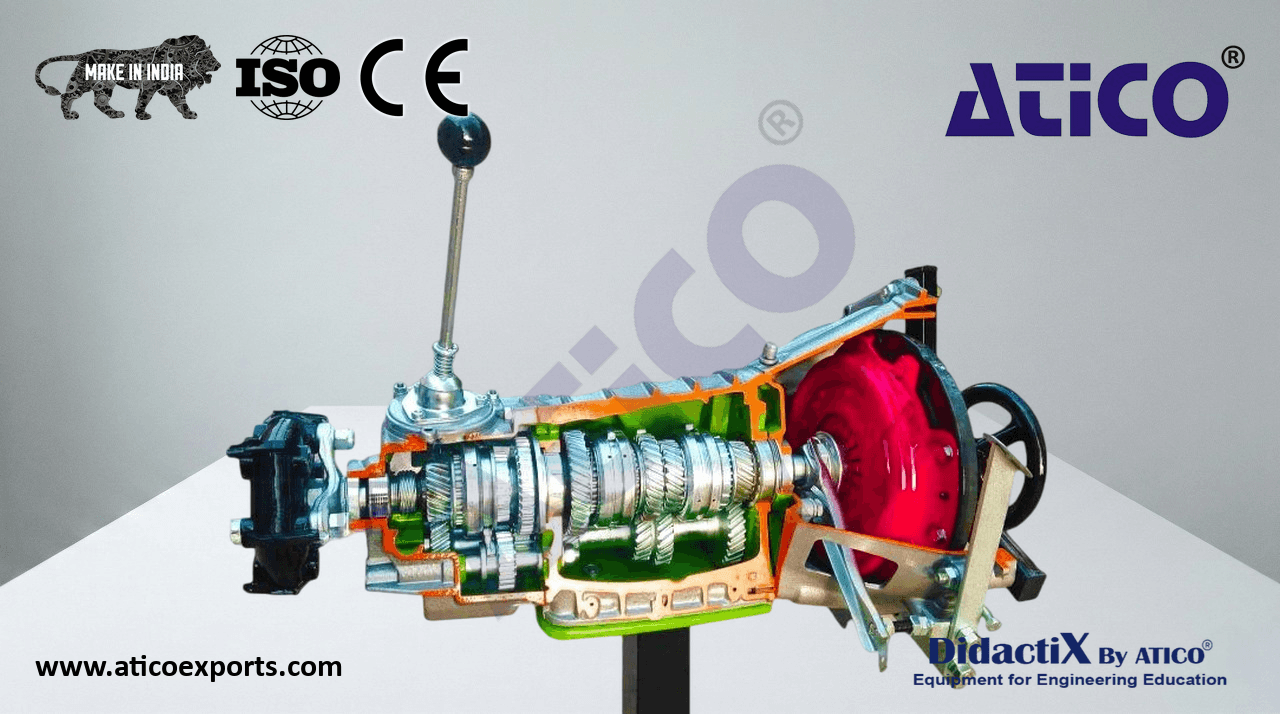 Transmission Cut-Away, 5 Speed + Reverse