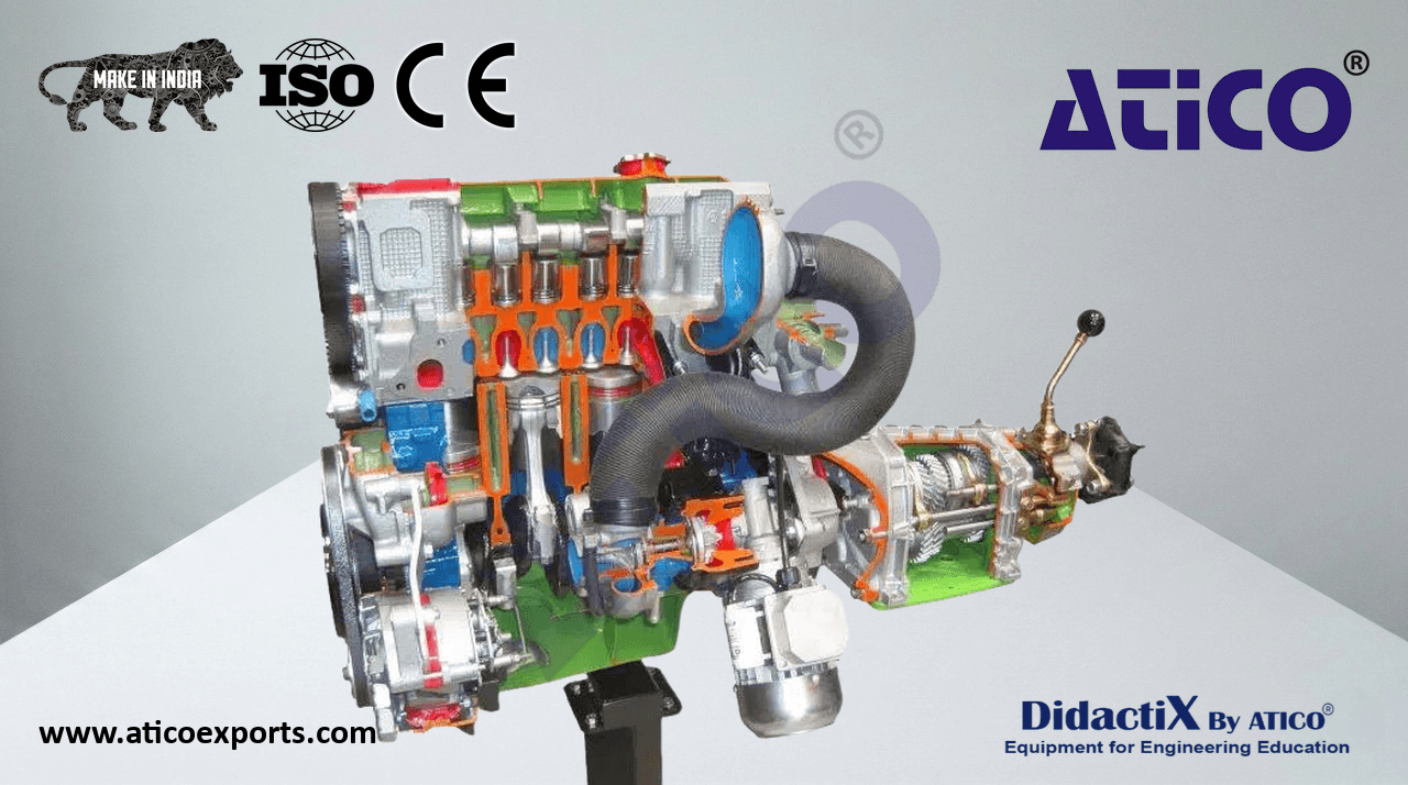 Turbo Diesel Engine, 4-Cylinder, RWD, with Clutch and Gearbox without Turbosupercharger - Electrical