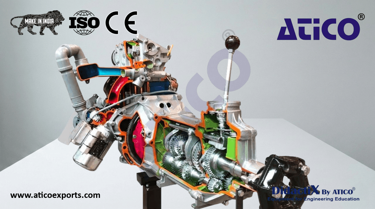 Turbo Diesel Engine With Clutch & Gearbox, RWD