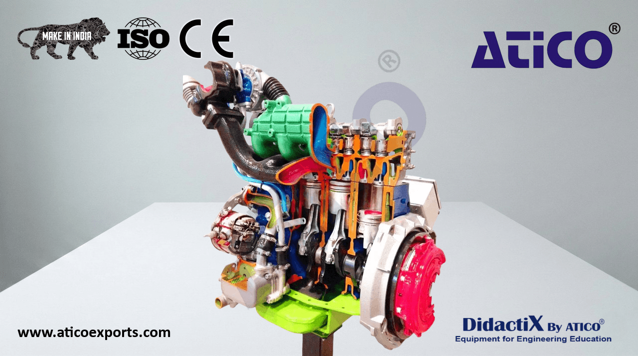 Turbo Diesel Truck Engine, Inline-4, With Direct Fuel Injection