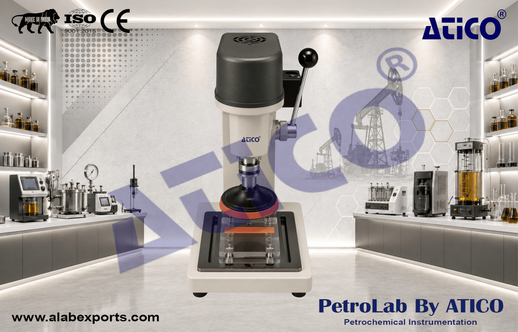 Test Piece Grinder Laboratory Equipment by ATICO EXPORT