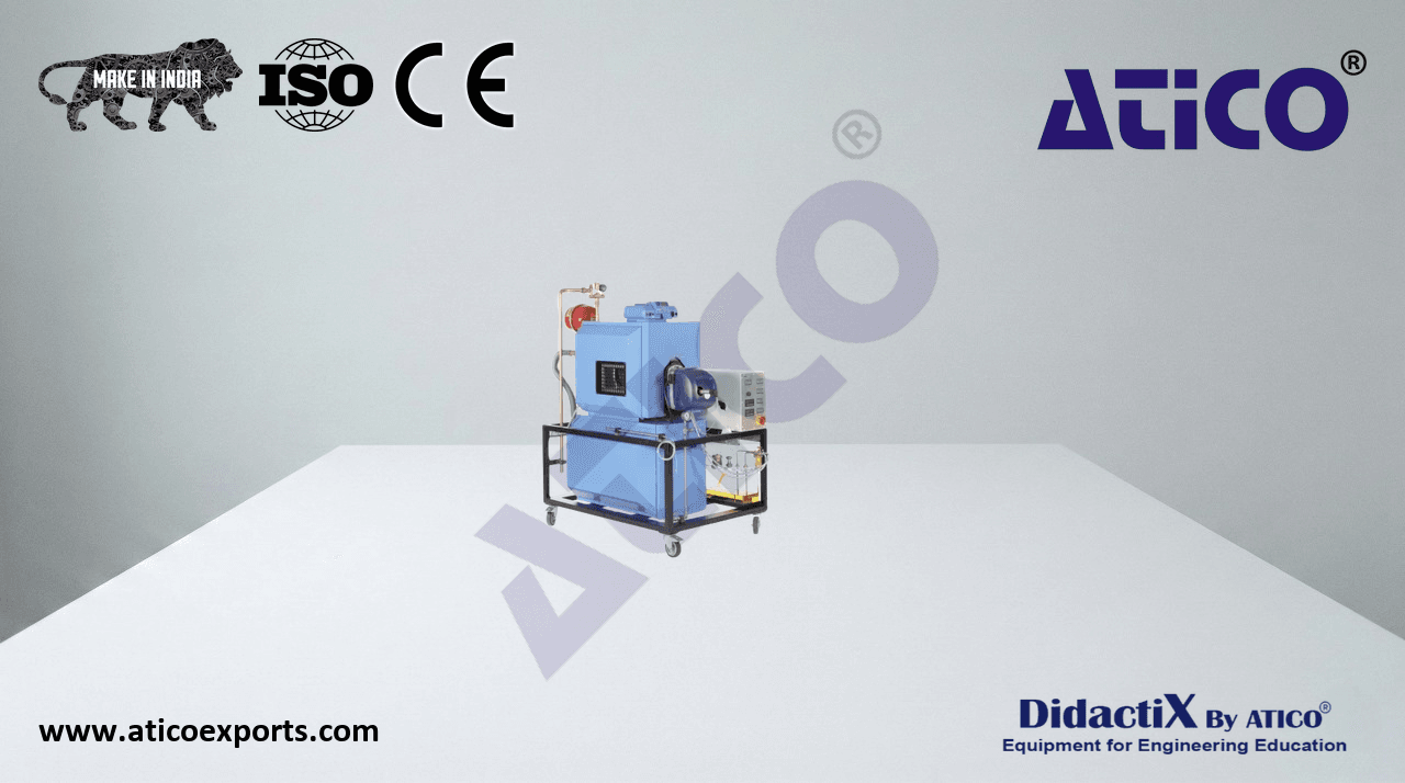 Test stand for oil, natural gas and propane gas burners