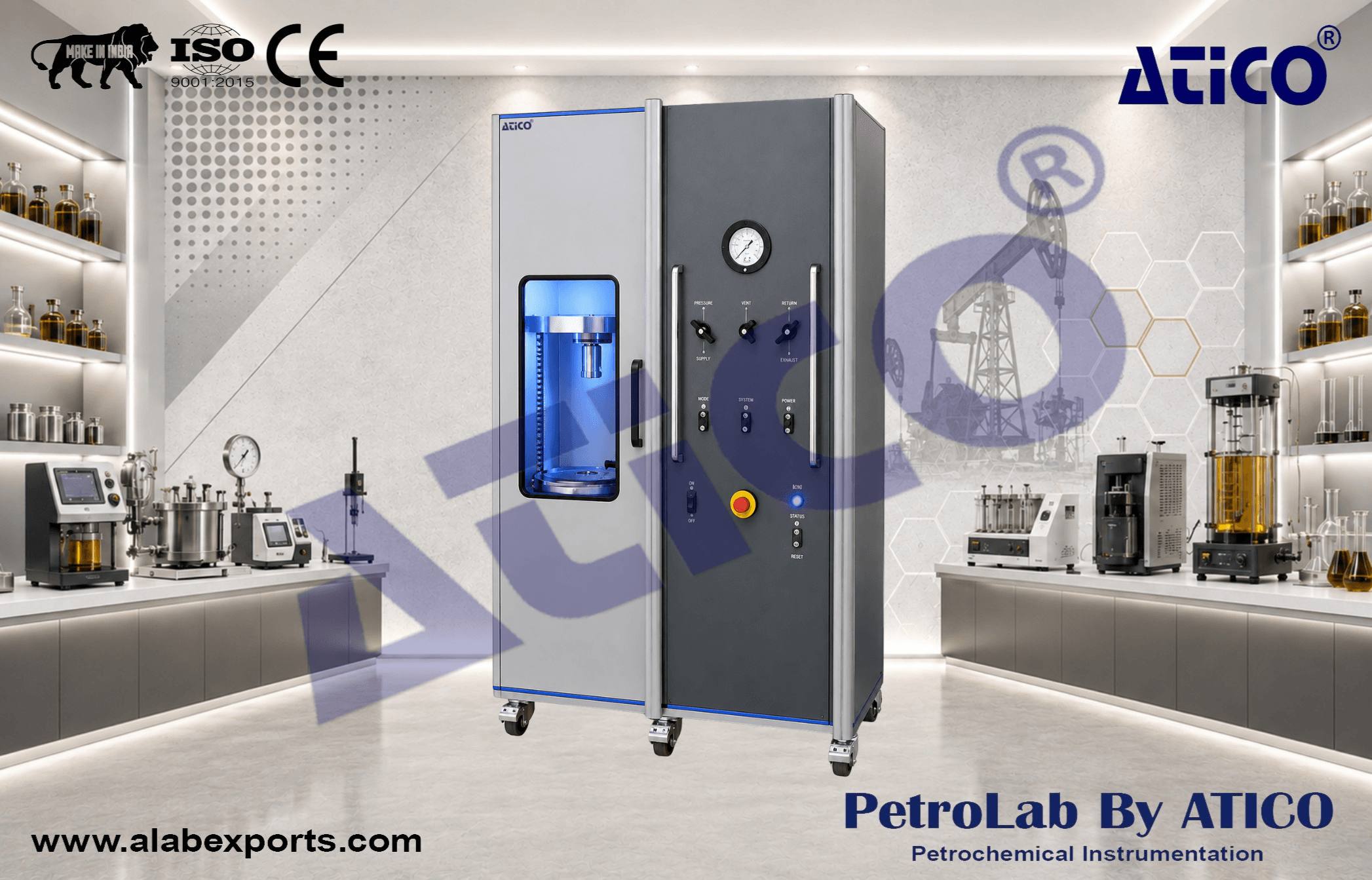 Triaxial Mechanical Properties Testing System oil and petroleum testing instruments by ATICO EXPORT