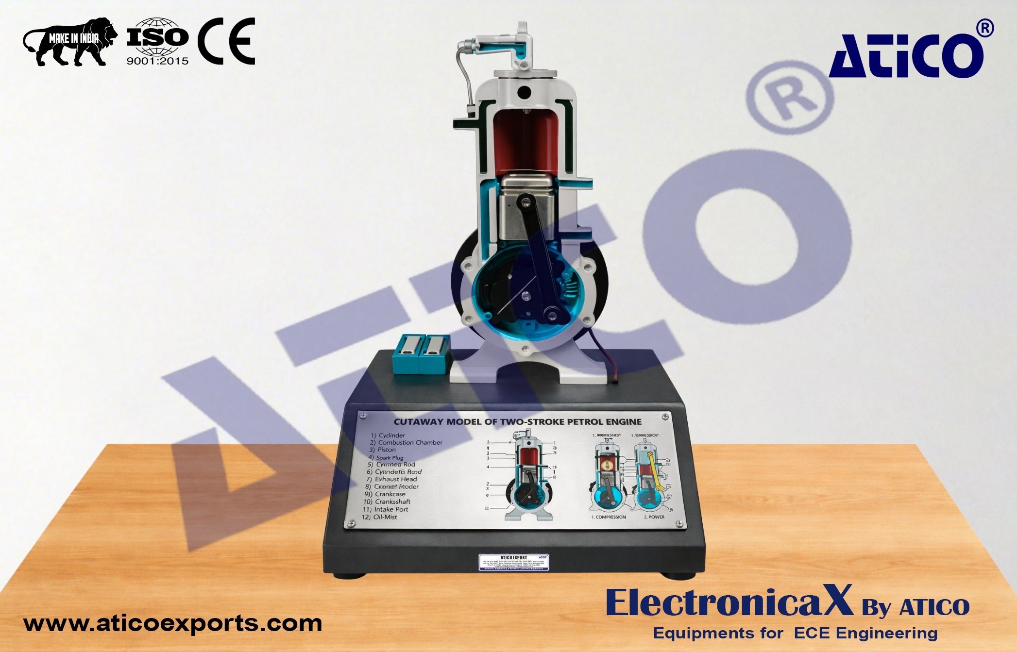 Two Stroke Diesel Engine Instruction Model