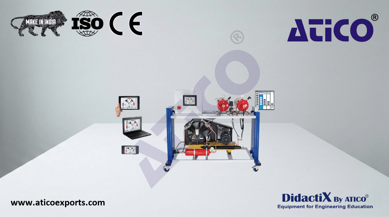 Two-stage piston compressor