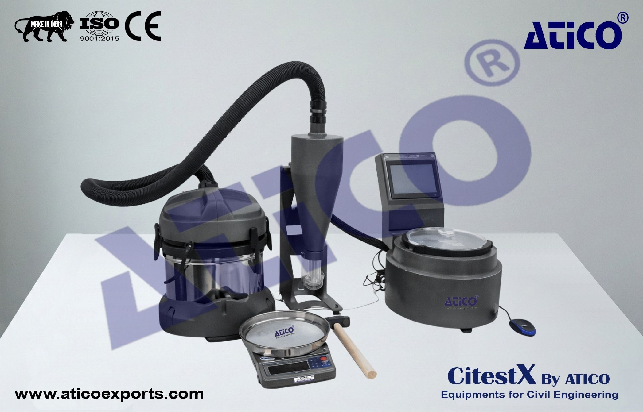 Vacuum Sieving Device - Alpine Air Jet Sieve Shaker