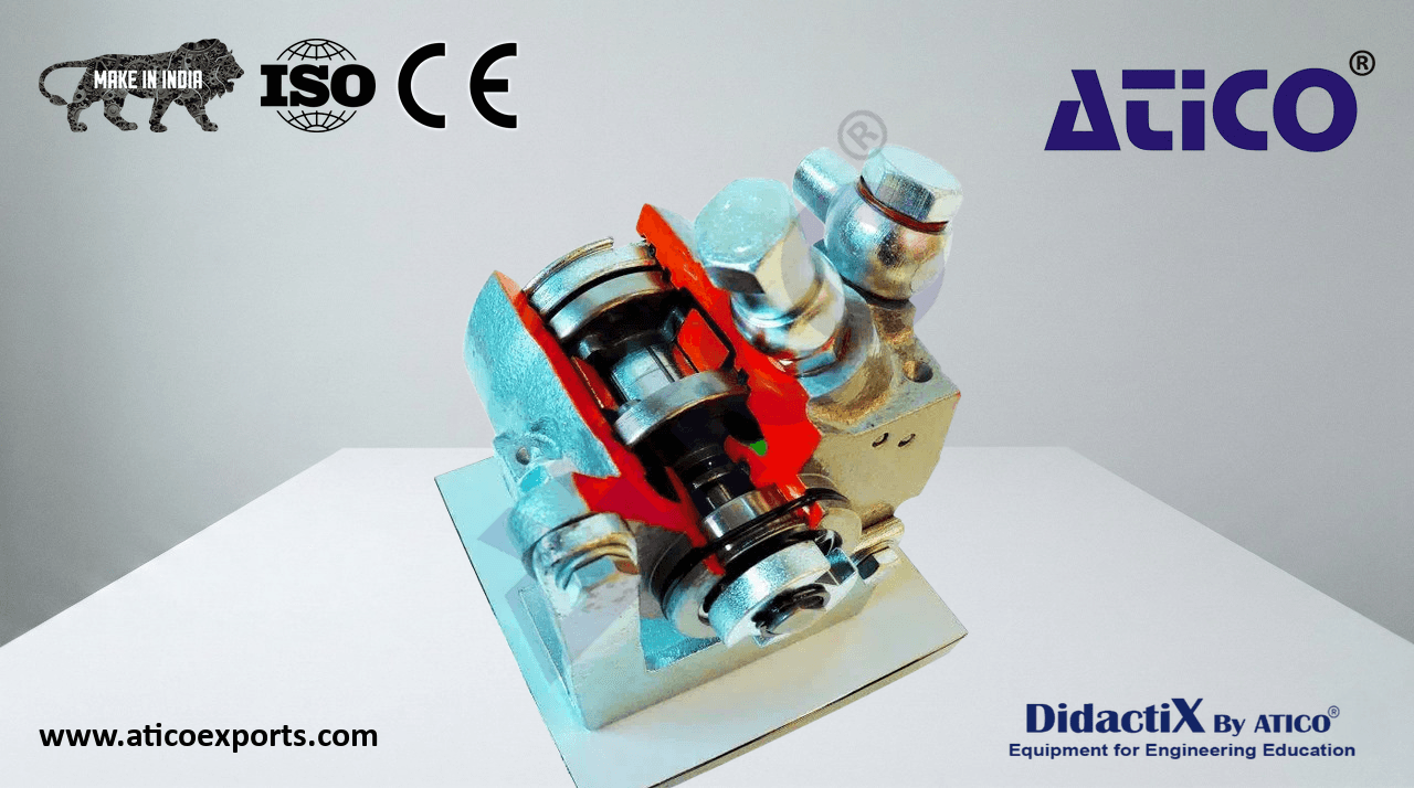 Vane Oil Pump with Pressure Relief Valve