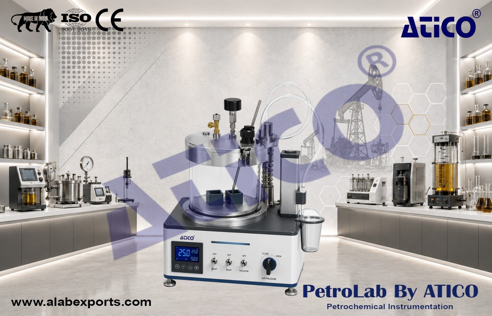 Vacuum embedding unit laboratory and Oilfield instruments