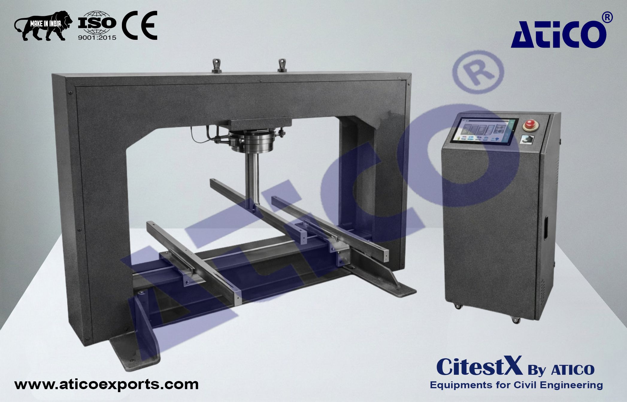 Wide Clearance Automatic Flexural Testing Machine U Type