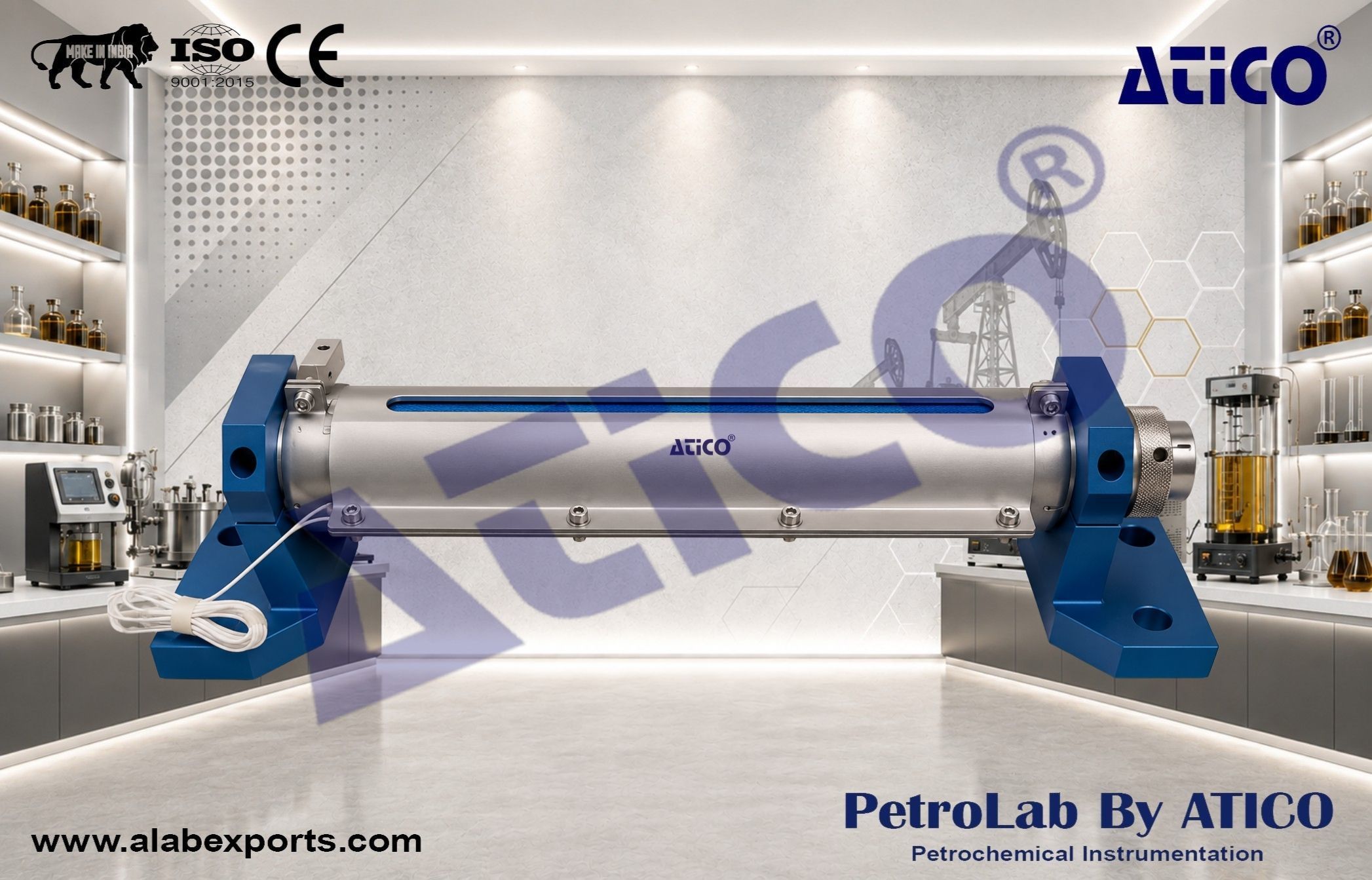 Xray transparent Titanium Special core analysis Instruments