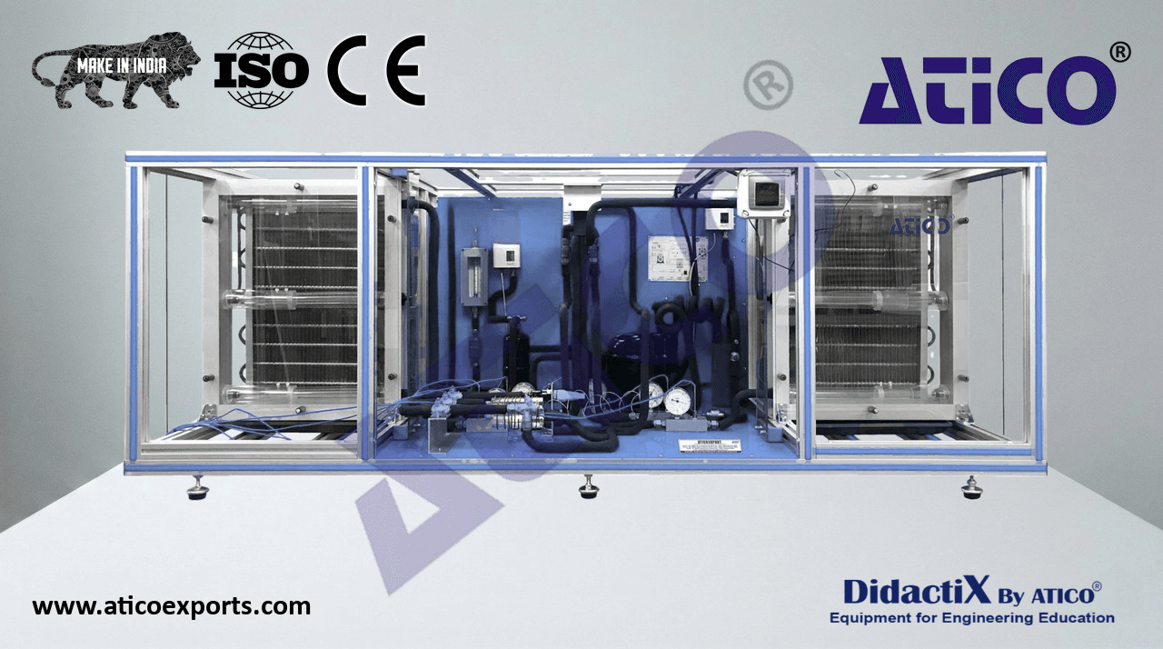 Compression Refrigeration Unit with Different Expansion Valves