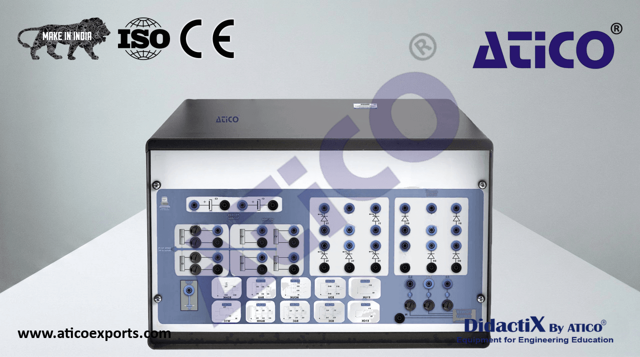 Computer Controlled Basic Teaching Unit for the Study of Power Electronics (no IGBTS). (Converters: AC/DC+AC/AC) Deluxe