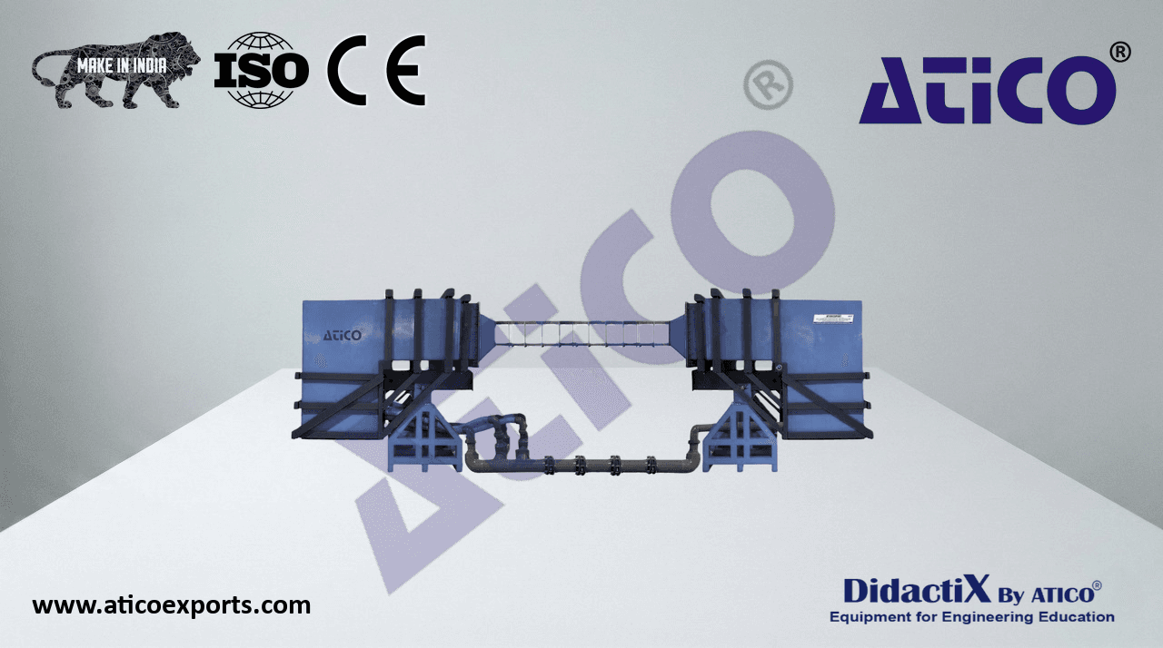 Computer Controlled Closed Hydrodynamic Tunnel for Low Speed, 150X150 mm