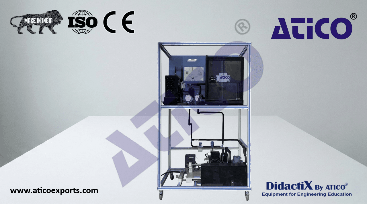 Computer Controlled Refrigeration Unit with Open Compressor