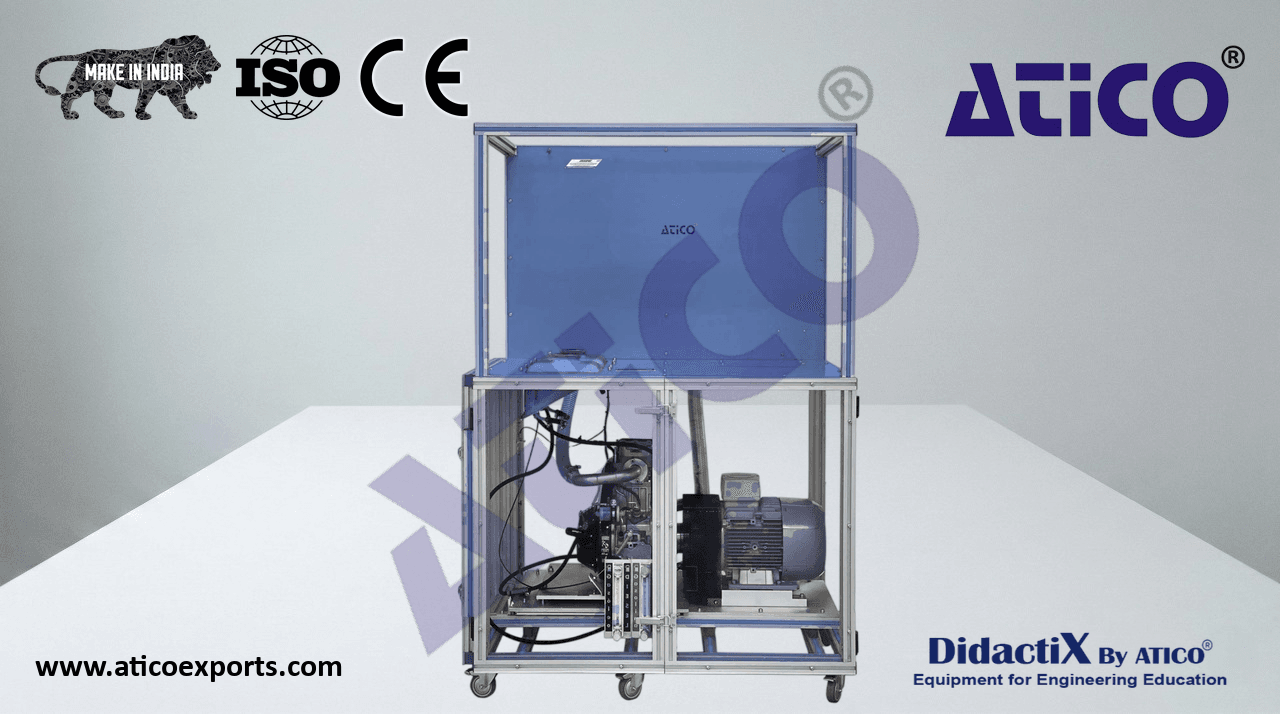 Computer Controlled Test Bench for 7.5 kW Engines Deluxe