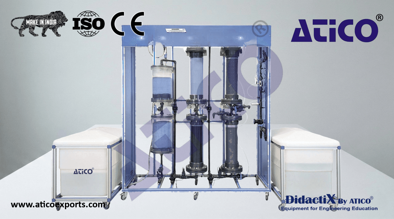 Computer Controlled Water Treatment Plant (filtration, adsorption, and ion exchange)
