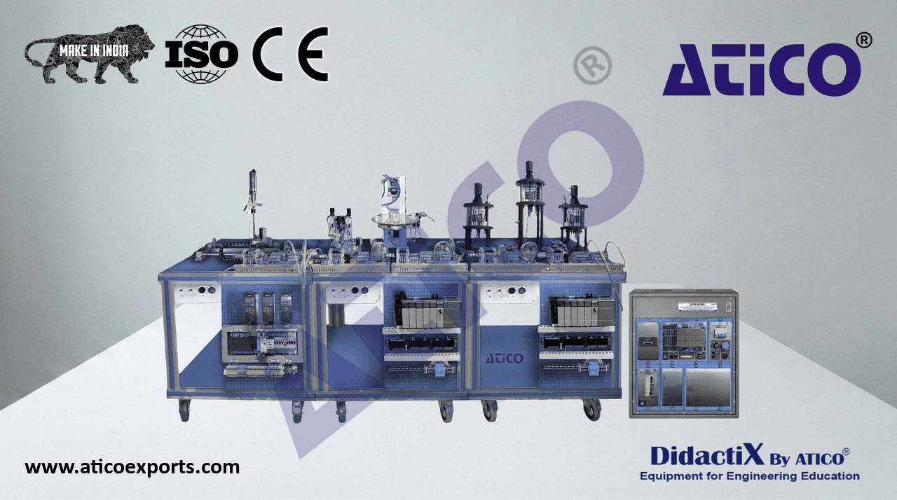 Flexible Manufacturing System for Industrial Process Control, Filling, Sealing, and Storage
