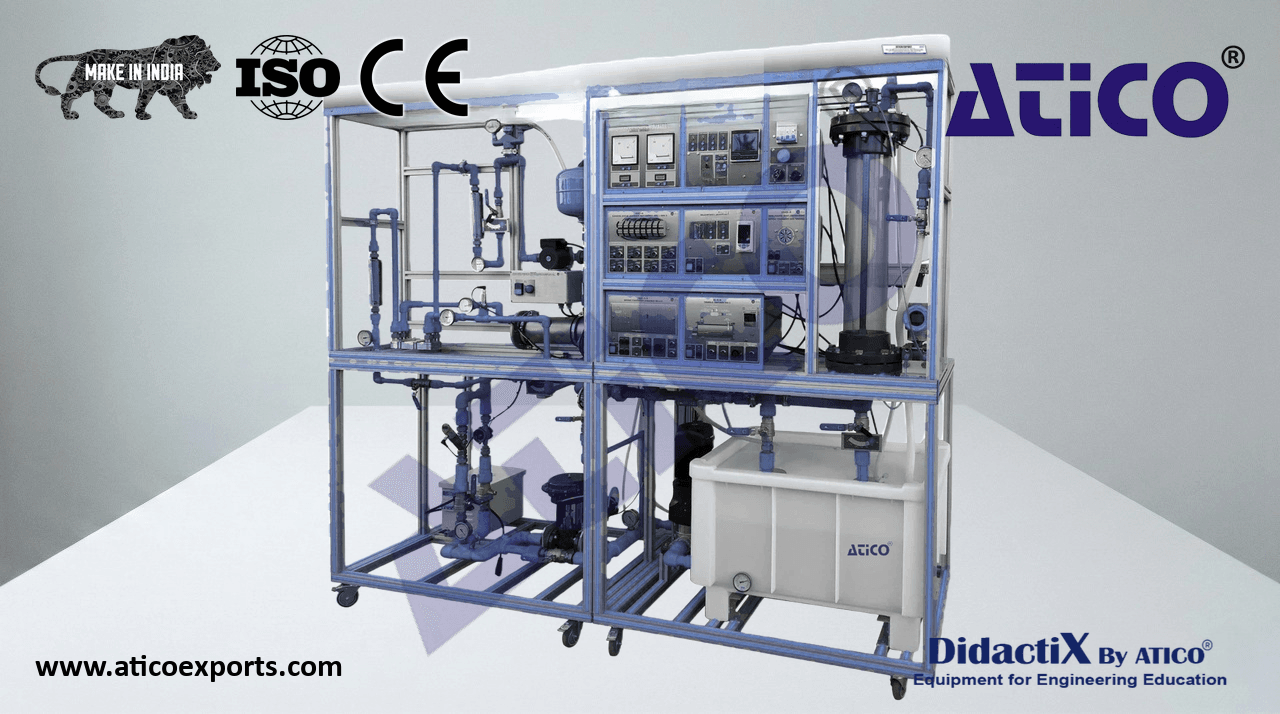 Flow, Level, Pressure and Temperature Regulation for Process Control