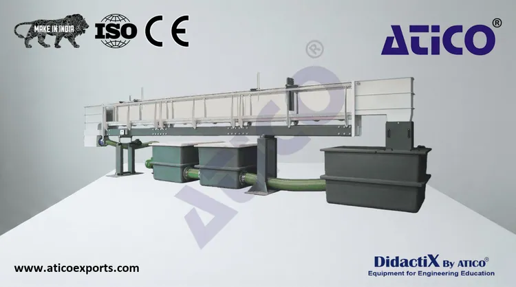 12.5 x 0.3 x 0.45 Metre Flume