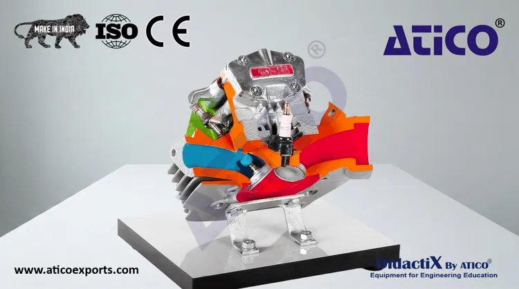 2 Valve Desmo SOHC Engine Head - Static