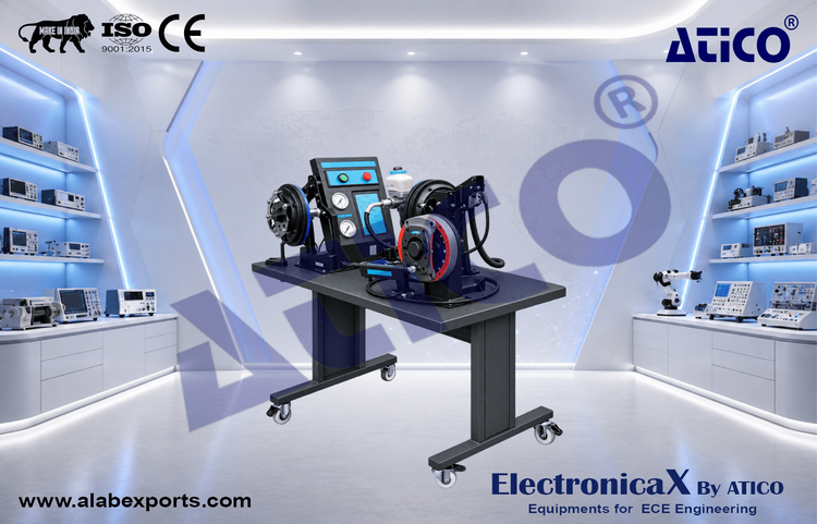 2-Wheel Hydraulic Brake Trainer