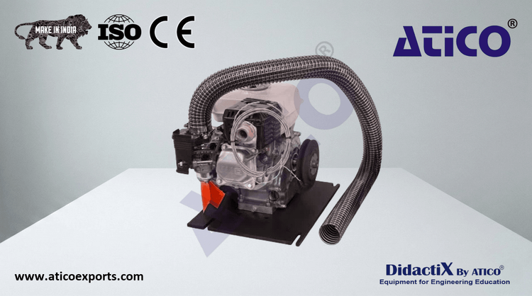 4 STROKE GASOLINE ENGINE, SINGLE CYLINDER