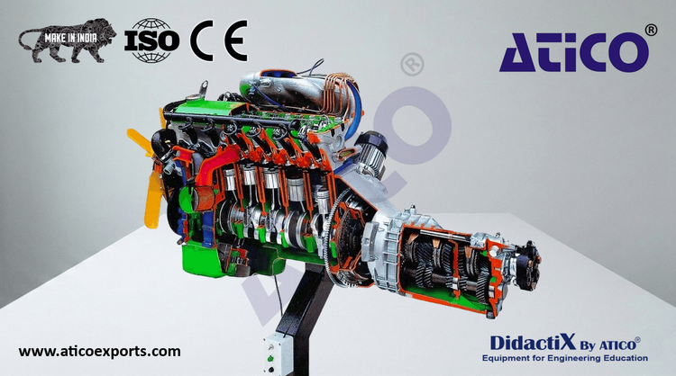 6-Cylinder Gas Engine with K-Jetronic Injection