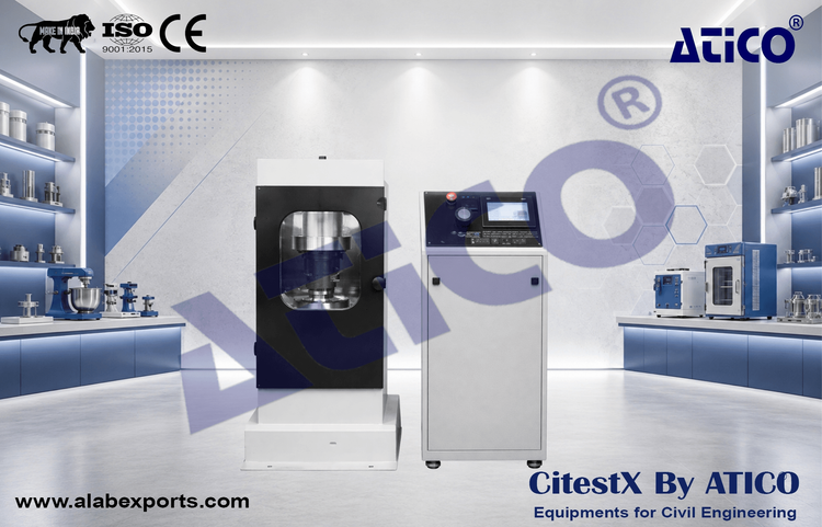 Compression Testing Machine – Fully Automatic with Pace Rate Controller