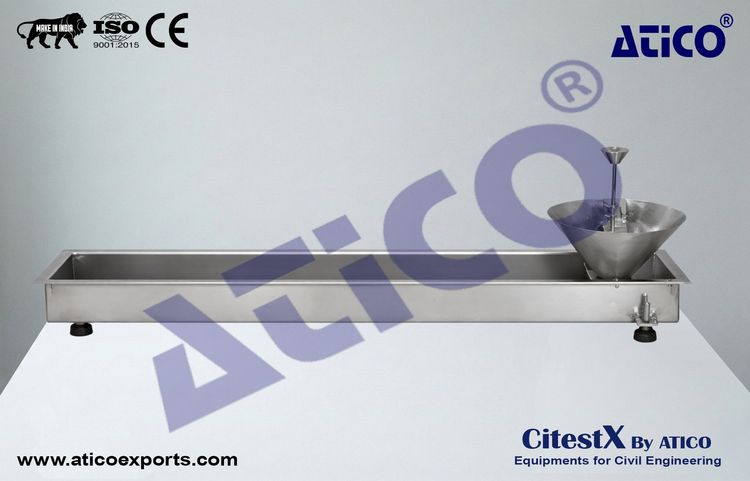 Flow Channel Test Apparatus (Funnel Groove)