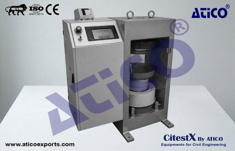 Core-Rock Compression Testing Machine (Touch Screen) - Automatic, Capacity : 600 kN