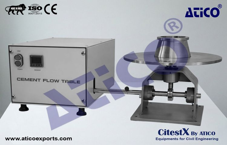 Cement Flow Table - Motorized