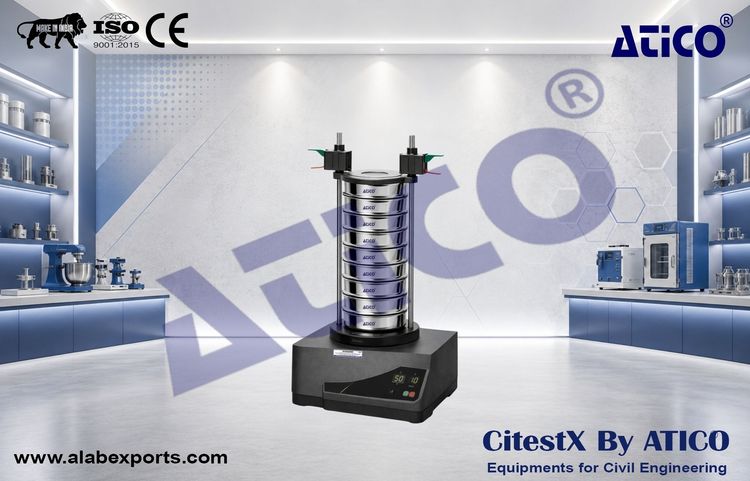Vibratory Sieve Shaker (Max. height of sieve stack - 620 mm - Control )