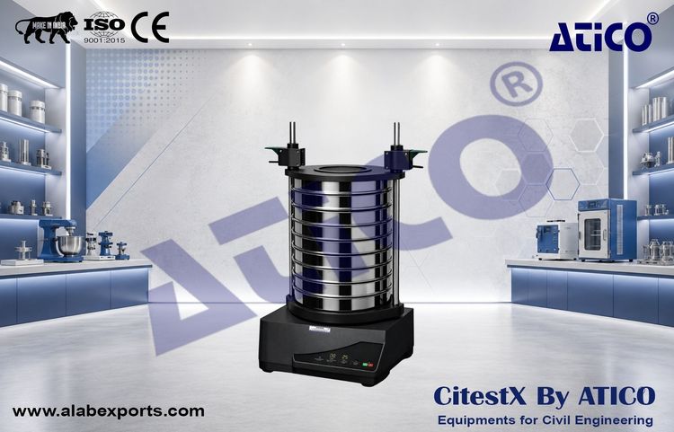 Vibratory Sieve Shaker (Max. height of sieve stack - 510 mm - Control )