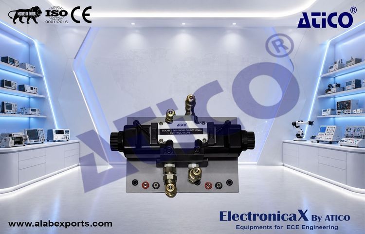 4/3 Way Double Solenoid Directional Control Valve (PABT Blocked) 