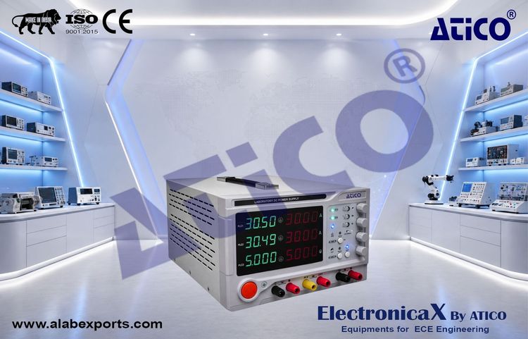 Triple Output DC Power Supply 