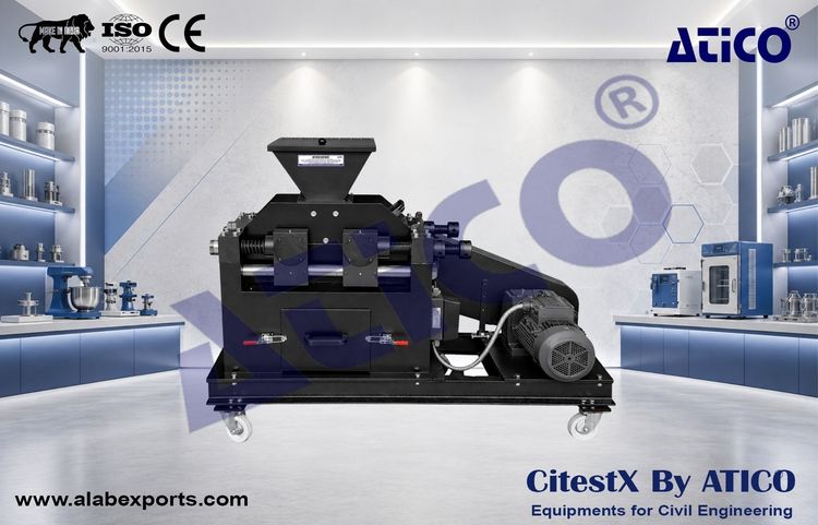 Rotary Sample Divider with Jaw Crusher