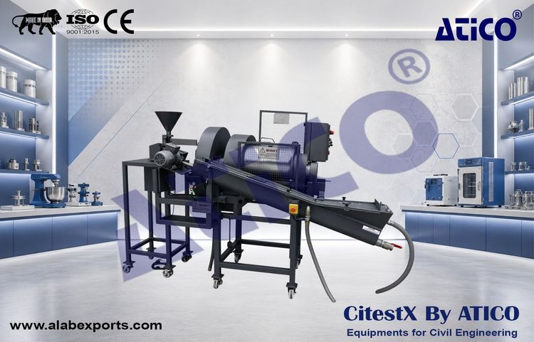 Continuous Ball Mill with Spiral Classifier (100 Liter Closed-Circuit )